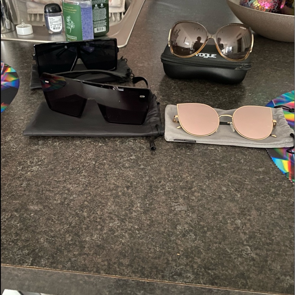 Women variety sunglasses sold all together